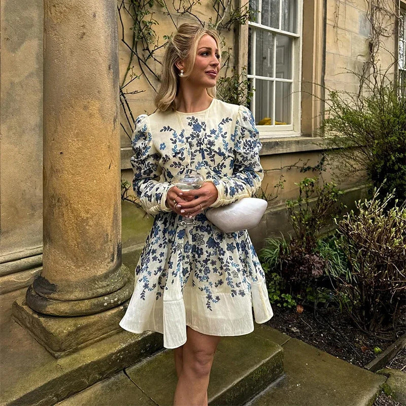Blue Blossom Dress