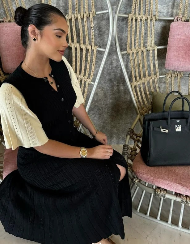 BreezeKnit Strickkleid